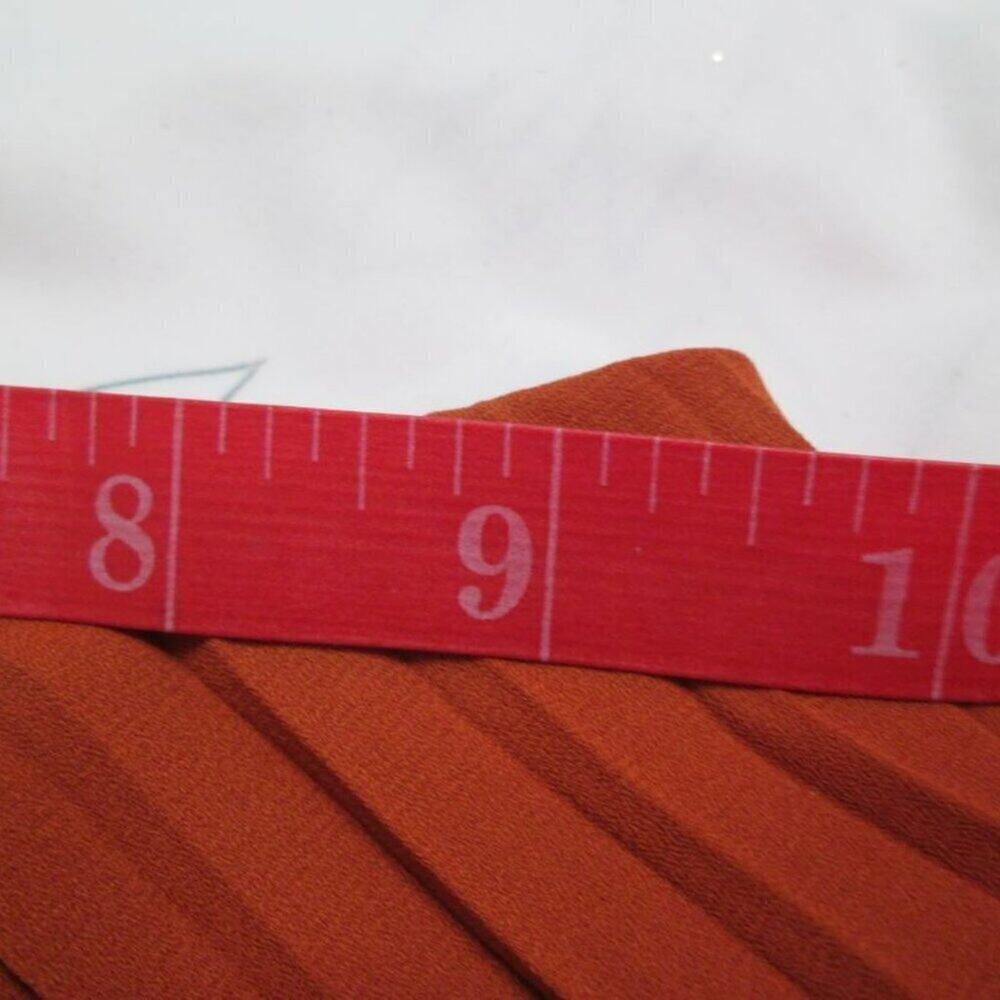 Nanette Lapore Pleated Sleeveless Smock Neck & Waist Midi Dress-Sienna-10-EUC - Picture 11 of 16